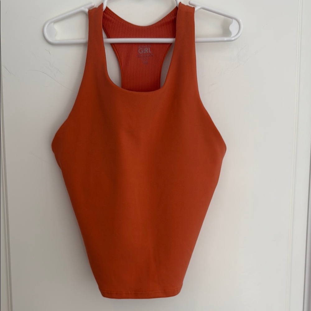 Athleta Girl Vibrant Orange Tank Top